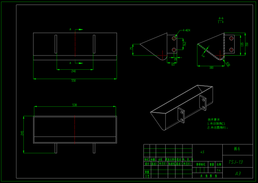 基于solidworks的煤炭提升机设计与建模（SW+CAD+说明书）缩略图